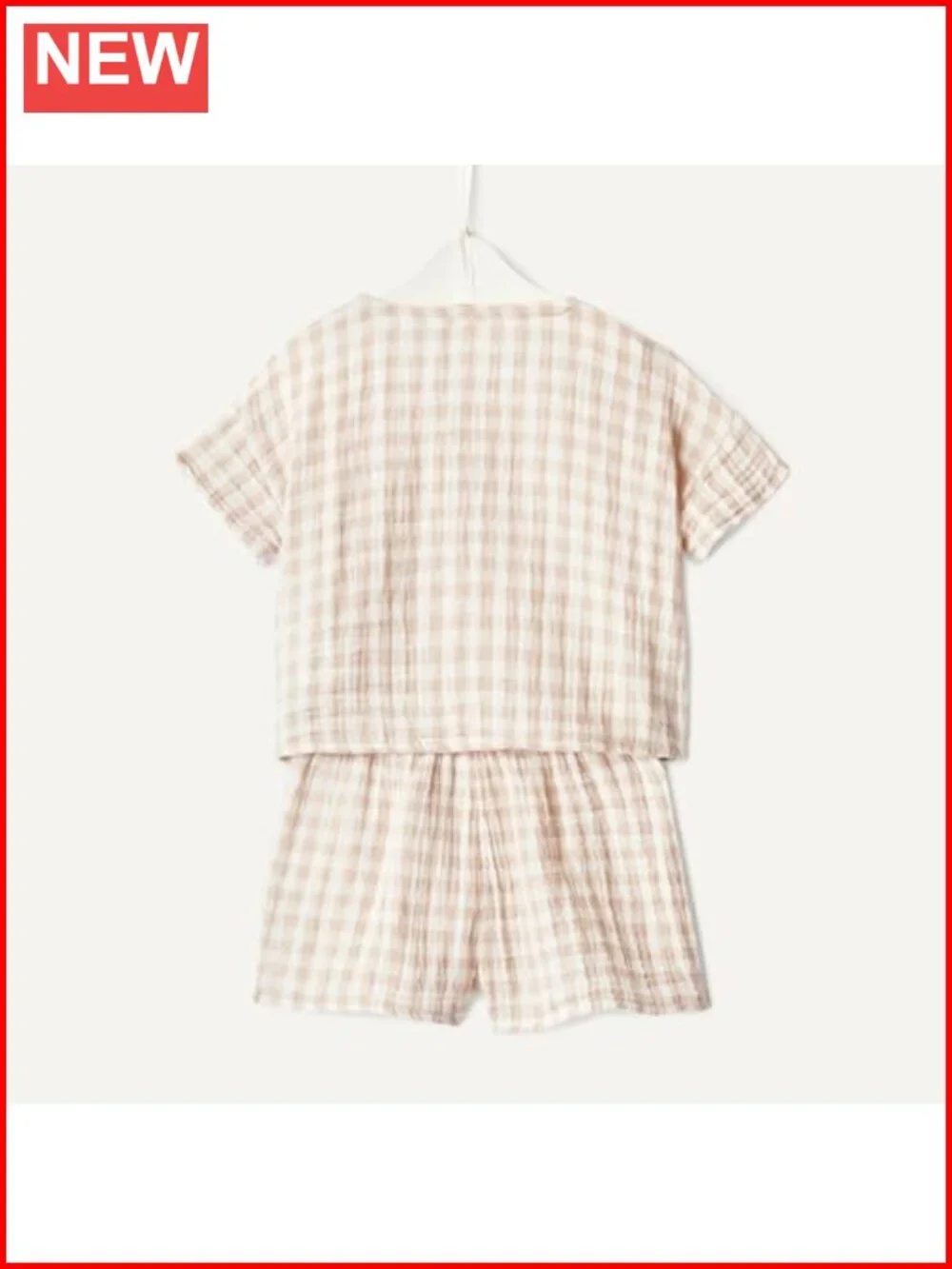 Toddler Baby Cotton Gauze Shirt & Shorts Play Set Matching Outfit